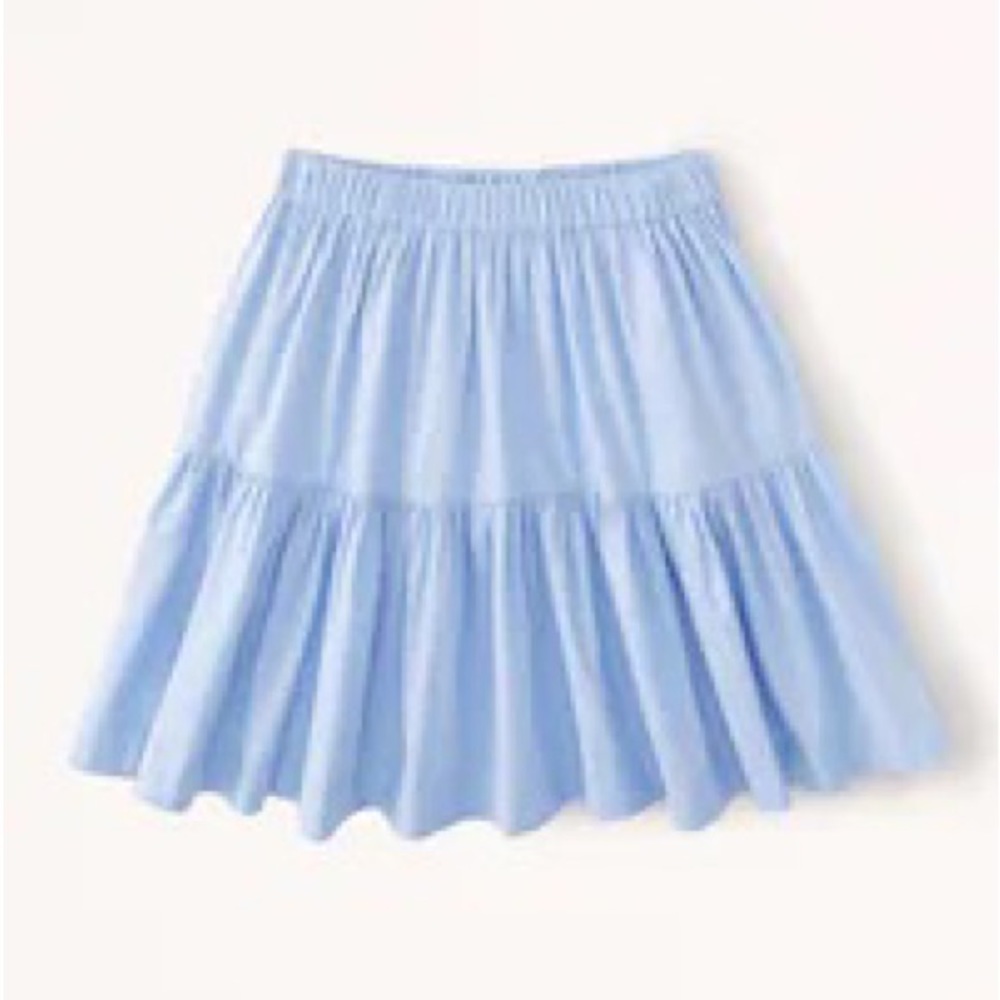 Blue mini skirt